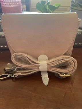 Joy Susan Blush Pink Crossbody Bag with Adjustable Strap